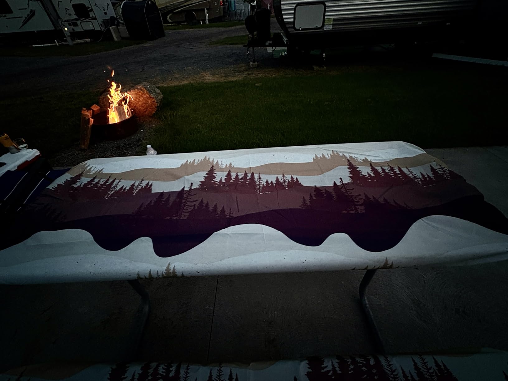 Play Tailor Picnic Table Cover Bench Covers Camping Essentials Tablecloth customer photo 2