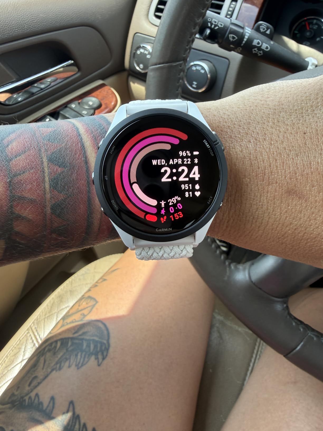 Garmin Forerunner 265, Running Smartwatch, 46mm, Black/Powder Gray | Advanced Training Metrics & Recovery Insights, Music On Your Wrist, Garmin Coach customer photo 2
