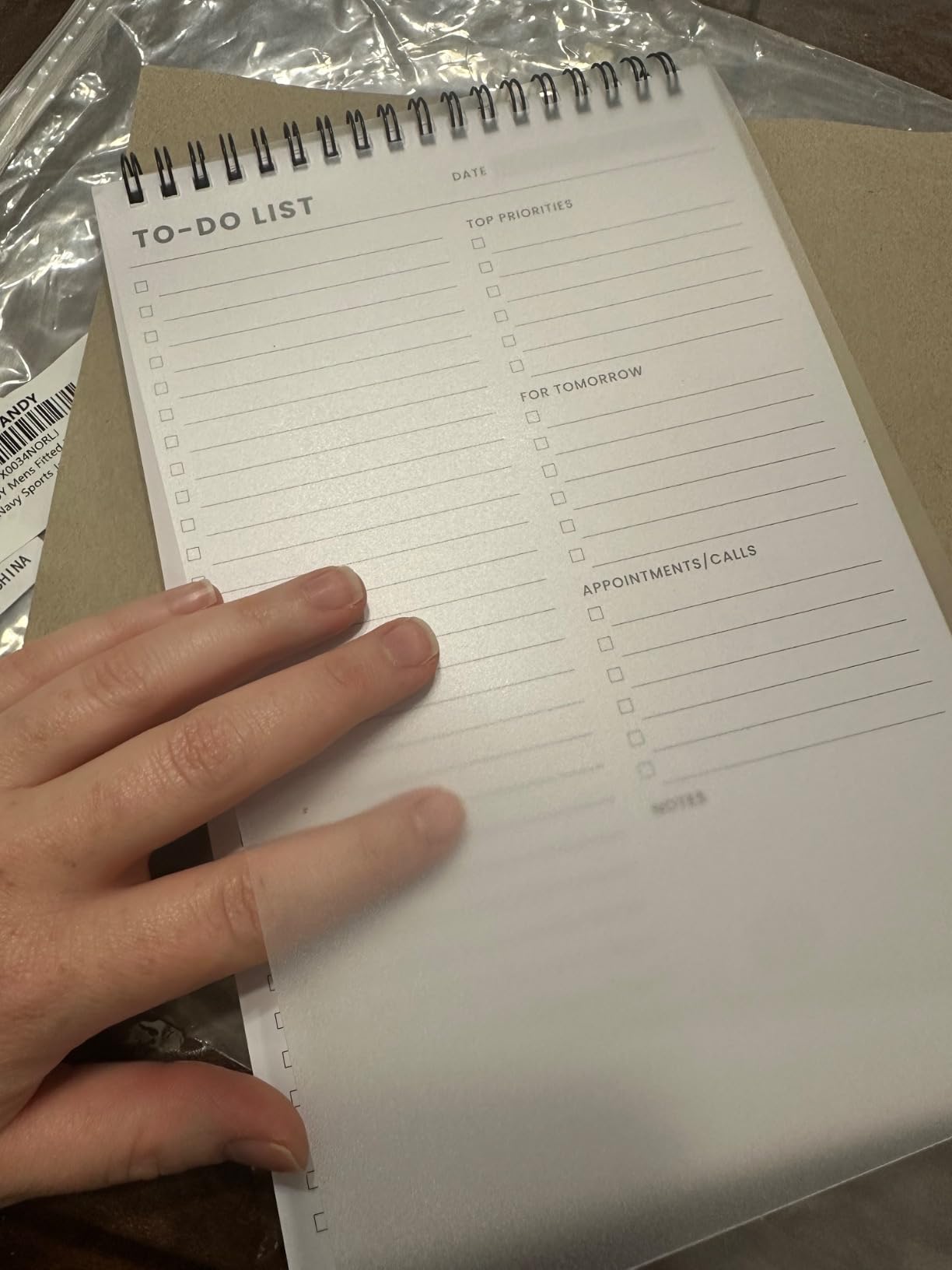 To Do List Notepad with Multiple Functional Sections, Spiral Daily Planner customer photo 2