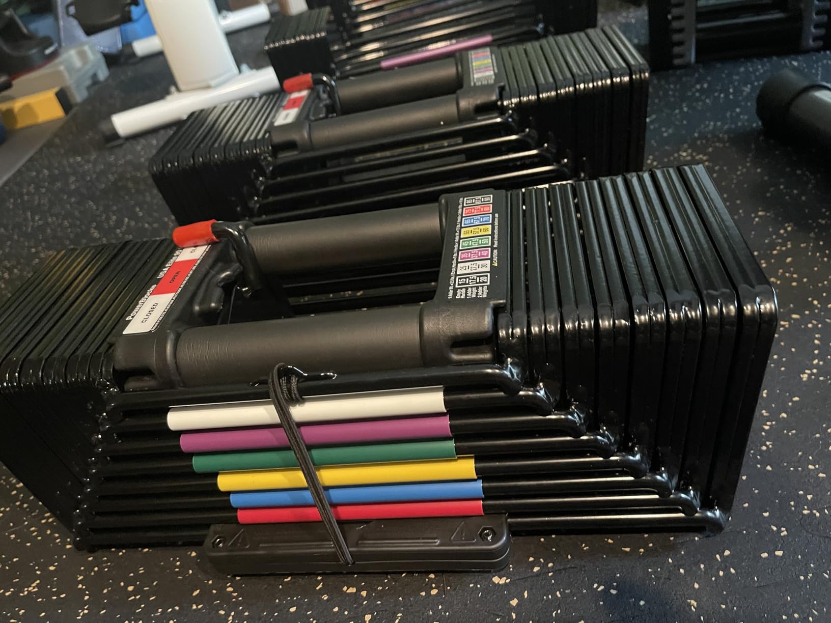 PowerBlock Elite USA 90 Pound Adjustable Dumbbells, Sold in Pairs, 5-90 lb. customer photo 1