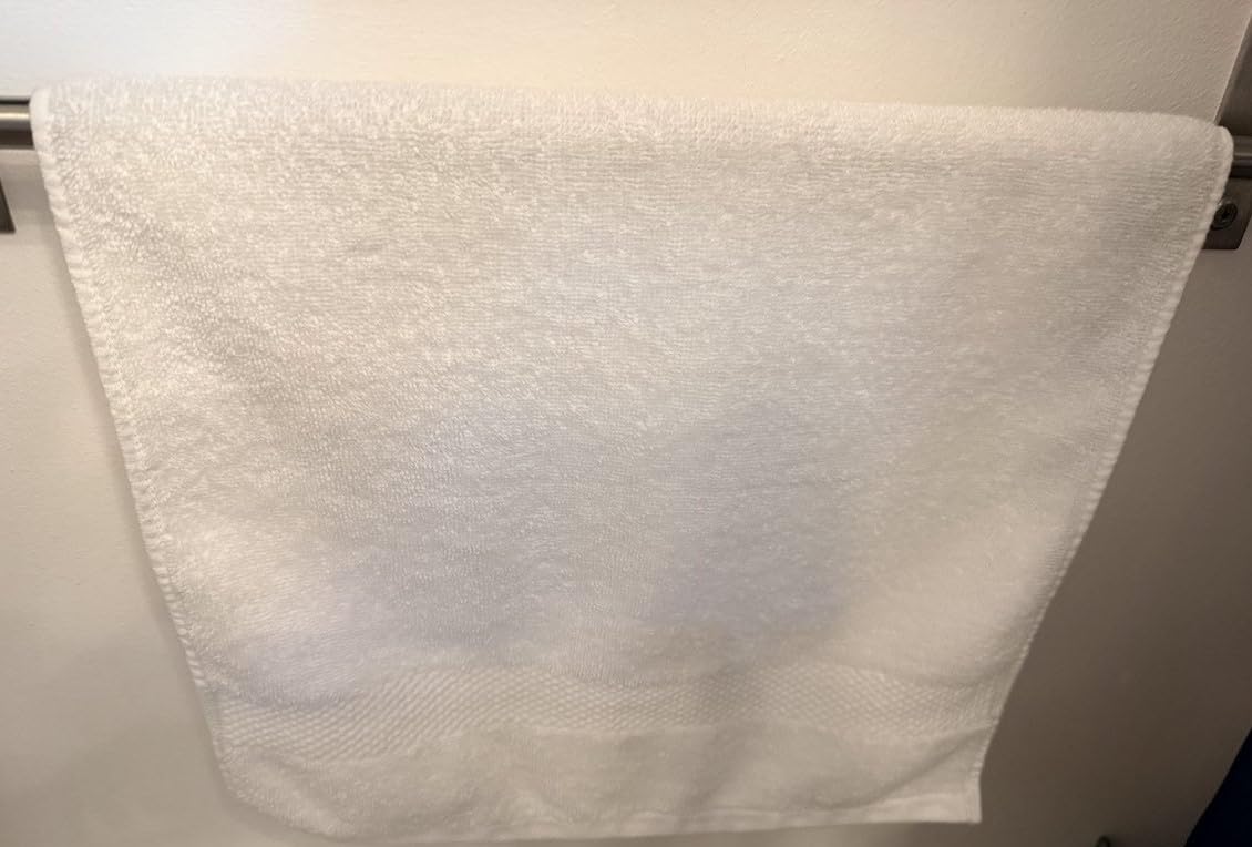 White Classic Luxury Bath Towel Set of 8 Pieces - 100% Turkish Cotton Highly Absorbent Towels for Bathroom, 2 Luxury Bath Towels 700GSM, 2 Hand Towels, 4 Washcloths, Taupe customer photo 1