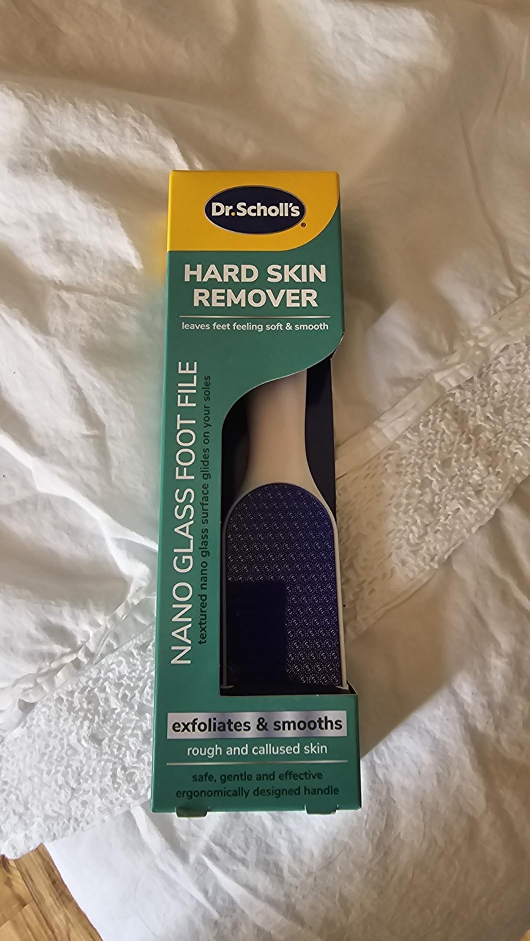 Dr. Scholl's Foot Callus Remover, Nano Glass Foot File, Soft Smooth Feet customer photo 2