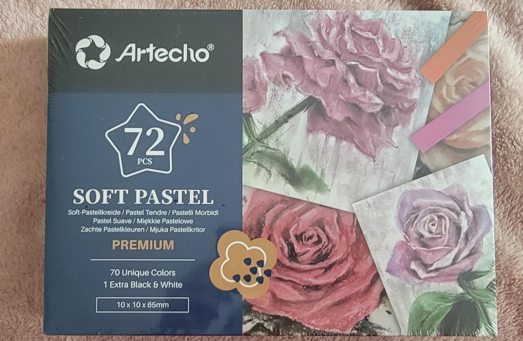 Artecho 66pcs Soft Pastels, 64 Colors customer photo 1