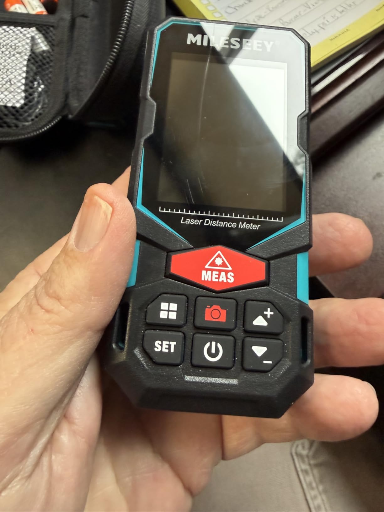 MILESEEY S7 Outdoor Laser Measure with Viewfinder Camera for Pro & DIY Use customer photo 2