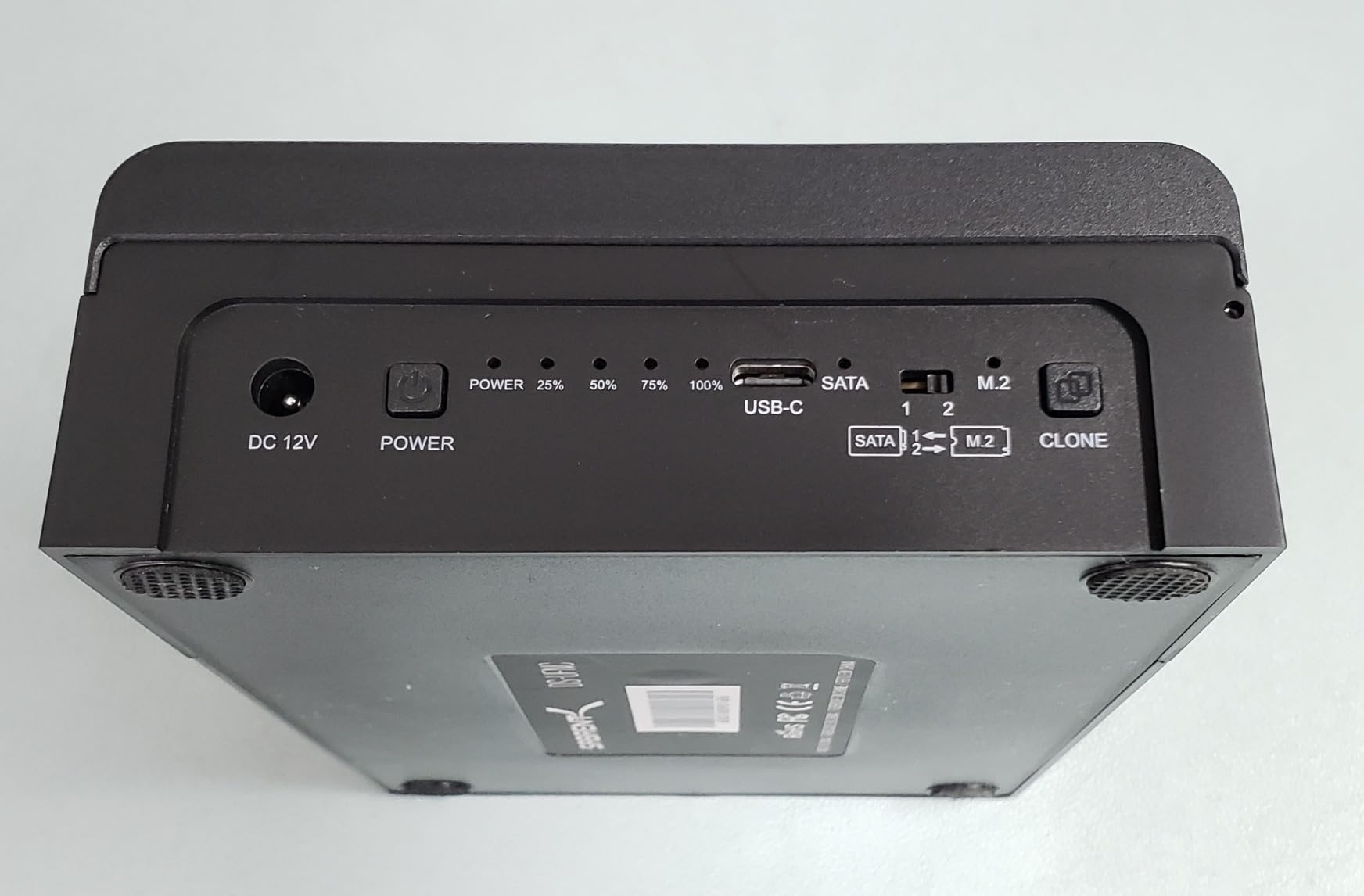 SABRENT Lay Flat NVMe & SATA HDD/SSD Dock, USB-C 10Gbps (DS-UFNC) with Offline Clone customer photo 1