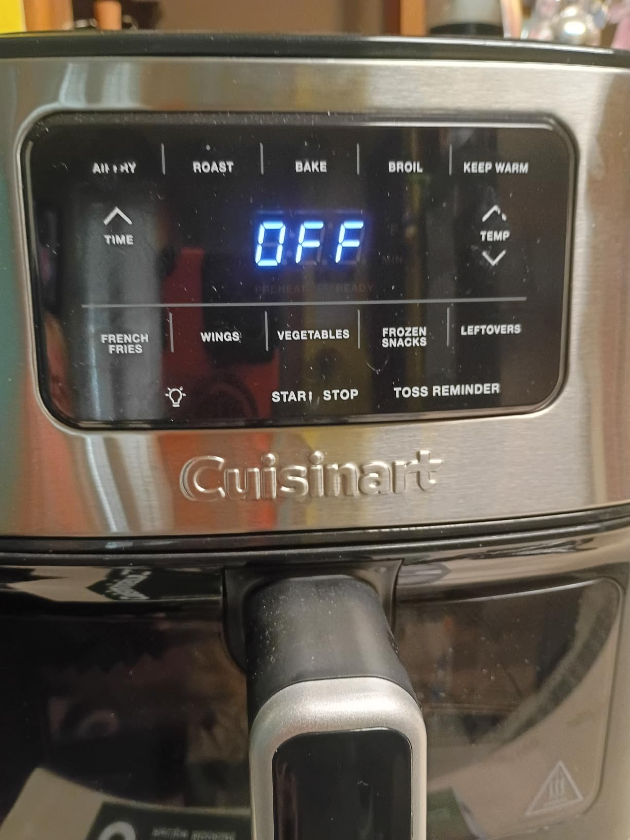 Cuisinart AIR-200NAS 6-Quart Basket Air Fryer with 5 Cooking Functions, Stainless Steel & Black customer photo 1