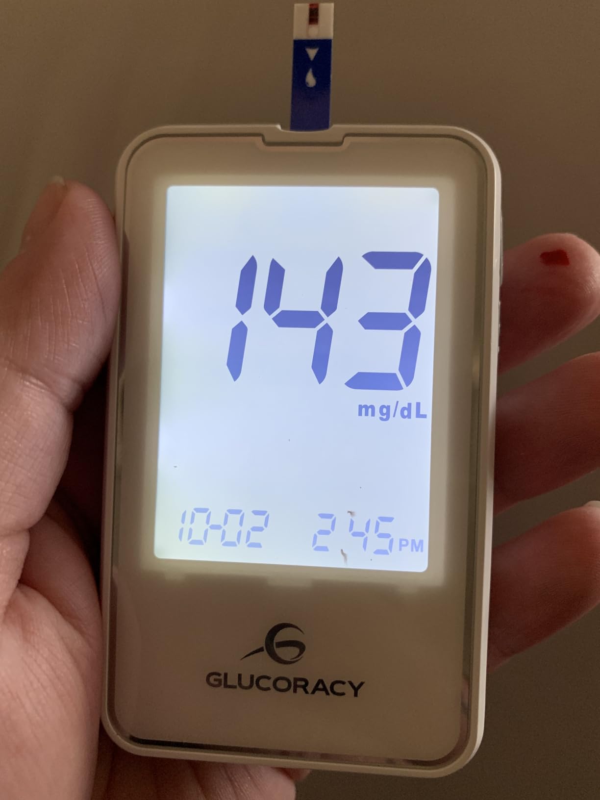 Glucoracy Blood Glucose Monitor Kit, 100 Blood Sugar Test Strips, 100 Lancets, Glucometer, Lancing Device, Travel Case, Diabetic Home Testing Kit customer photo 2