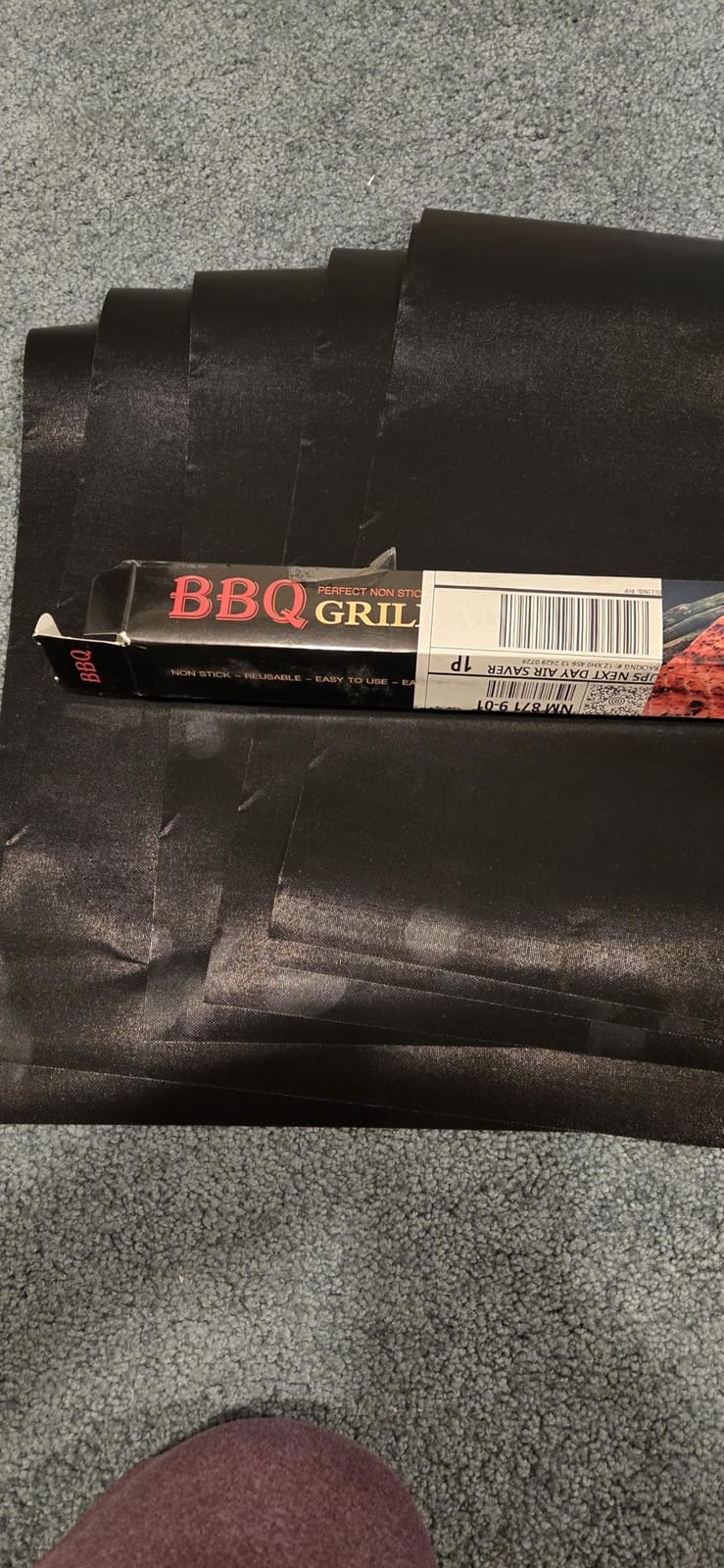 UBeesize 6-Pack Copper Grill Mats, Non-Stick Reusable BBQ Grilling Mat customer photo 2
