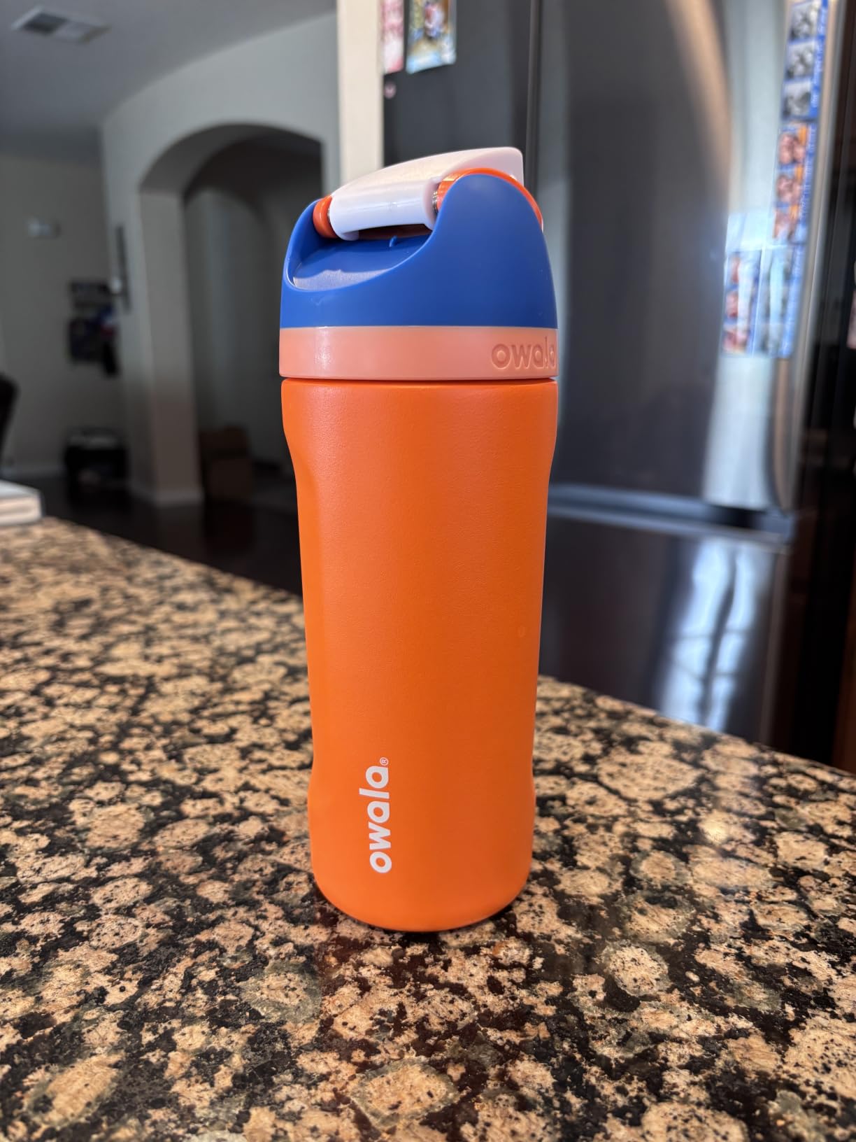 Owala FreeSip Stainless Steel Water Bottle 24 oz Denim customer photo 1