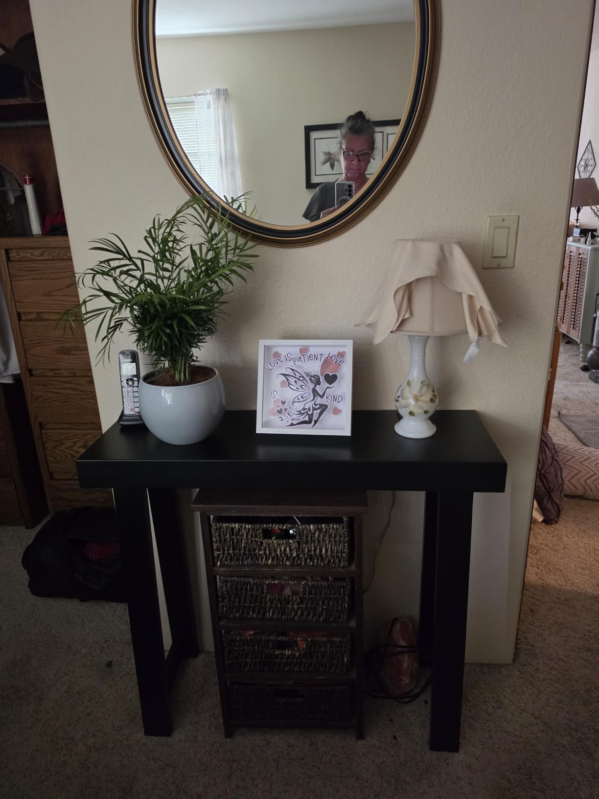 Plank+Beam Classic Console Table, 36 Inch, Black | Non-Toxic Finishes, Versatile Design, Elegant Details, Easy Assembly, Quick Setup, Solid Wood customer photo 1