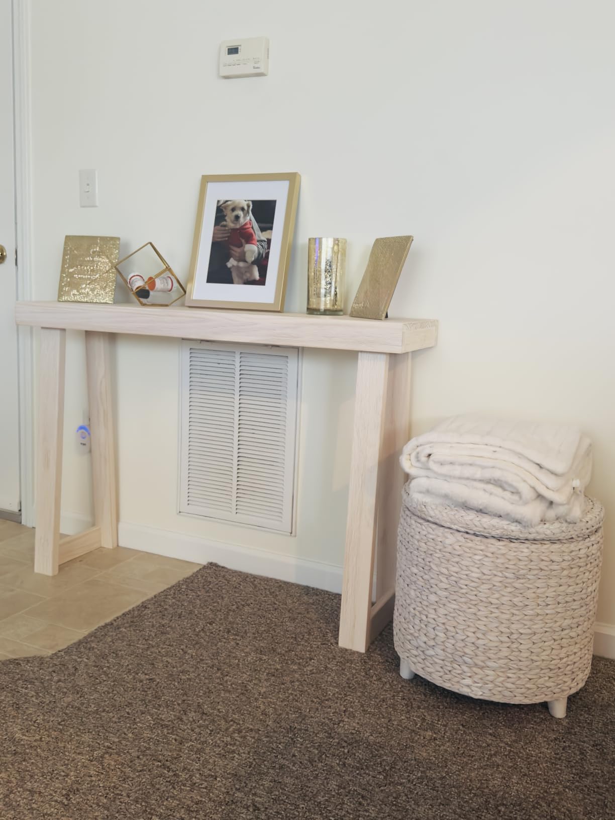 Plank+Beam Classic Console Table, 36 Inch, Black | Non-Toxic Finishes, Versatile Design, Elegant Details, Easy Assembly, Quick Setup, Solid Wood customer photo 2