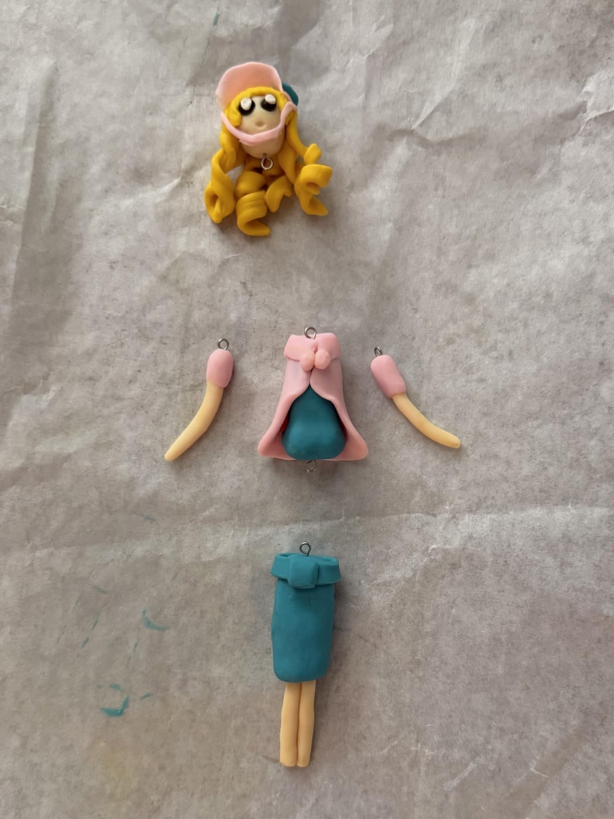 CiaraQ 50-Color Polymer Clay Oven Bake Modeling Kit for Kids & Beginners customer photo 2