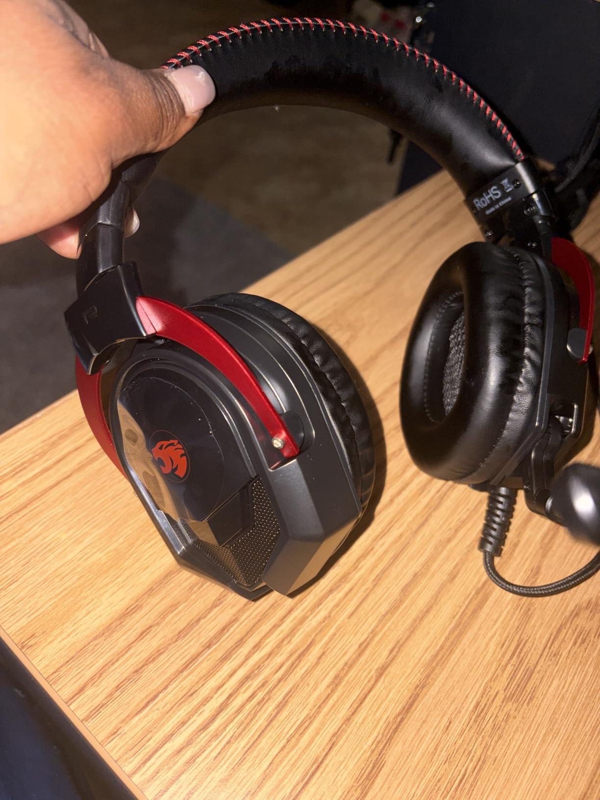 IMYB A36 Gaming Headset with Mic Stereo Headphones for Pc PS5, Xbox customer photo 2