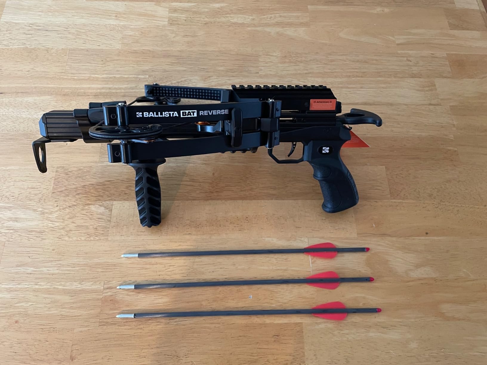 BALLISTA BAT Reverse Draw Compound Mini Crossbow - Crossbow for Hunting, Fishing and Target - Fast 340 fps, Powerful 150lbs, Lightweight 3lbs customer photo 2