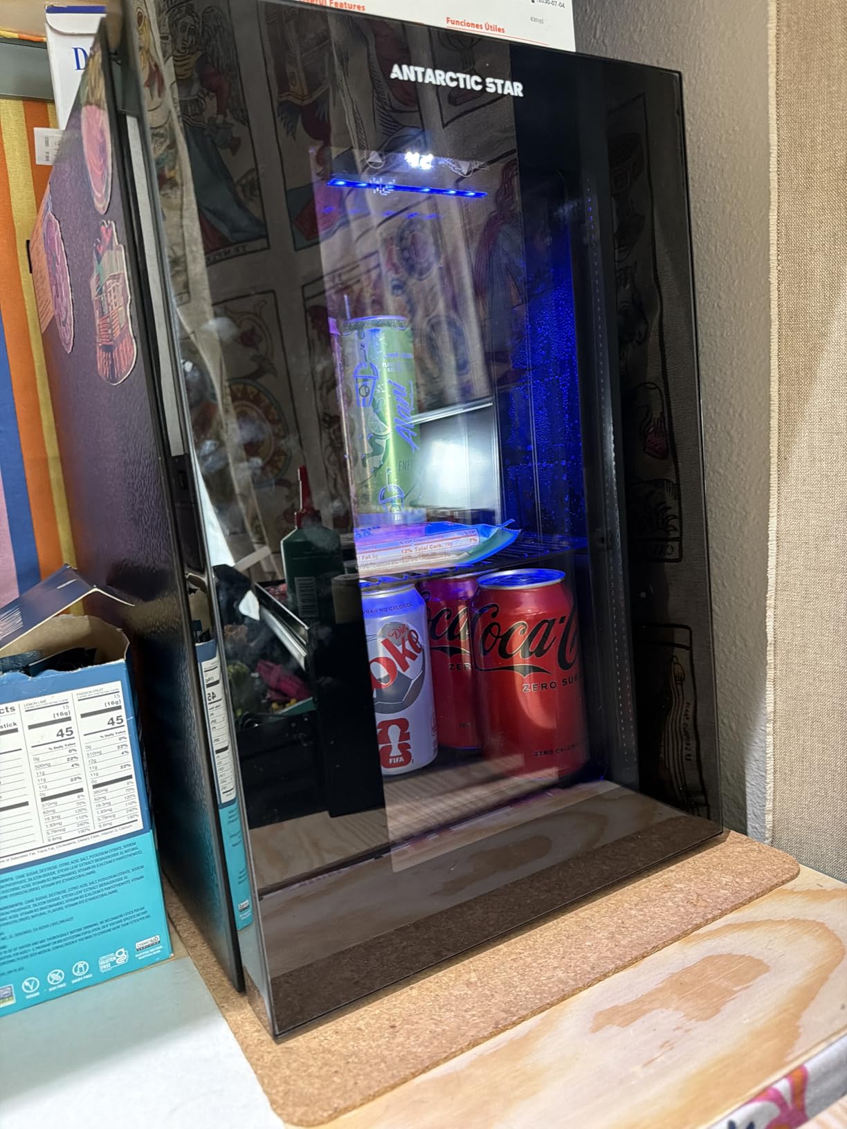 Antarctic Star Beverage Refrigerator Cooler 68 Can, Mini Fridge with Glass Door for Beer Drinks Wine, Freestanding Small Fridge with Electronic Temperature Control for Home and Bar, 1.7 cu.ft customer photo 2