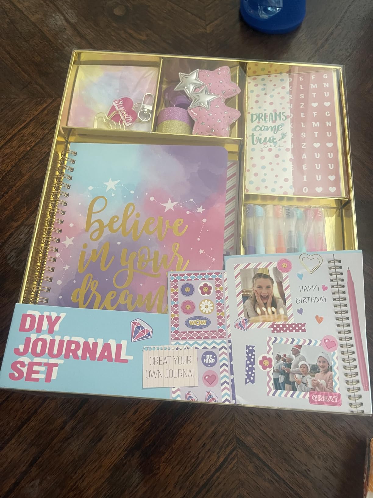 Nollh DlY Journal Kit for Girls Scrapbook Gifts for 8-12 Year Old Girl customer photo 1