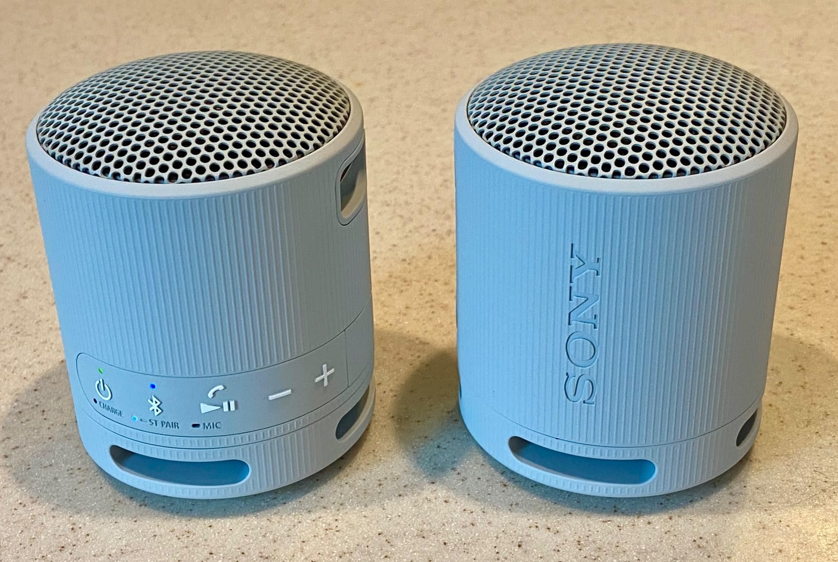 Sony SRS-XB100 Wireless Bluetooth Portable Lightweight Speaker, Black | 16 Hr Battery, Super-Compact Travel Speaker, IP67 Waterproof & Dustproof Shower Speaker, Versatile Strap, Hands-free Calling customer photo 2