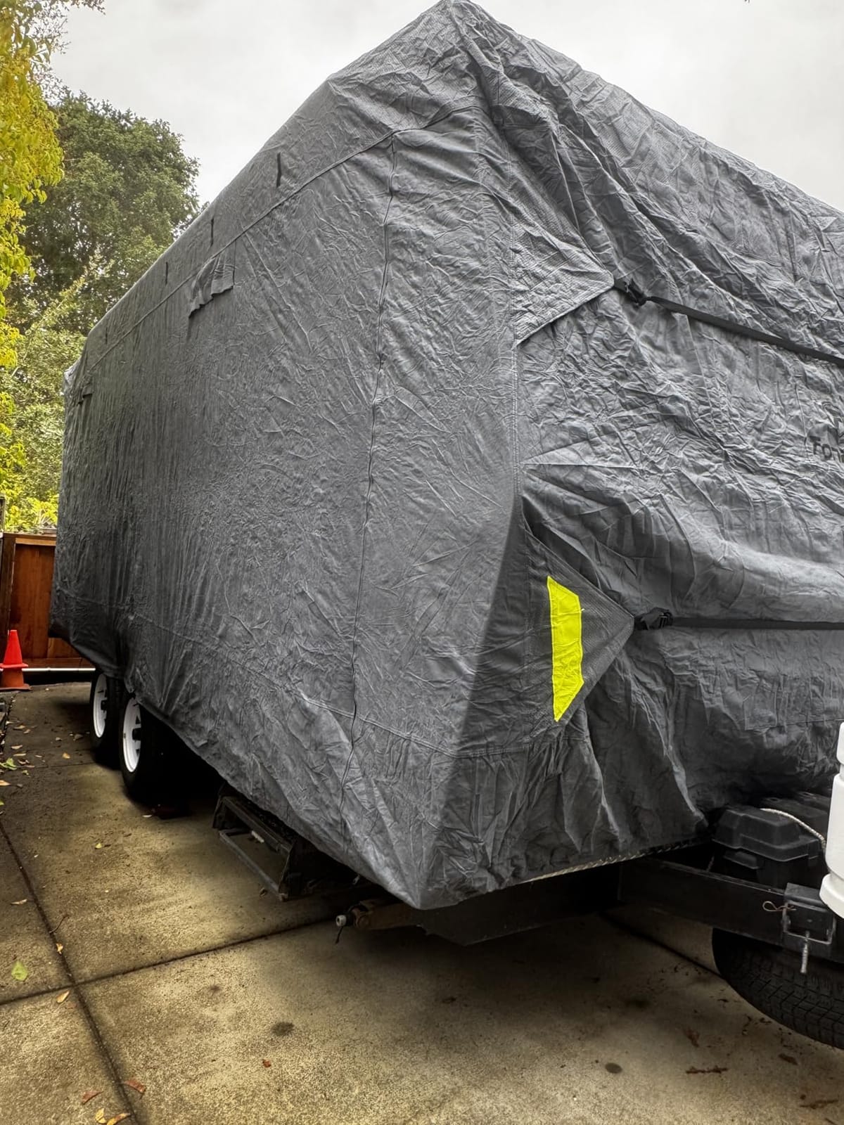 Fonzier RV Cover, Heavy Duty 9 Layers Travel Trailer Cover, 26-28FT customer photo 2