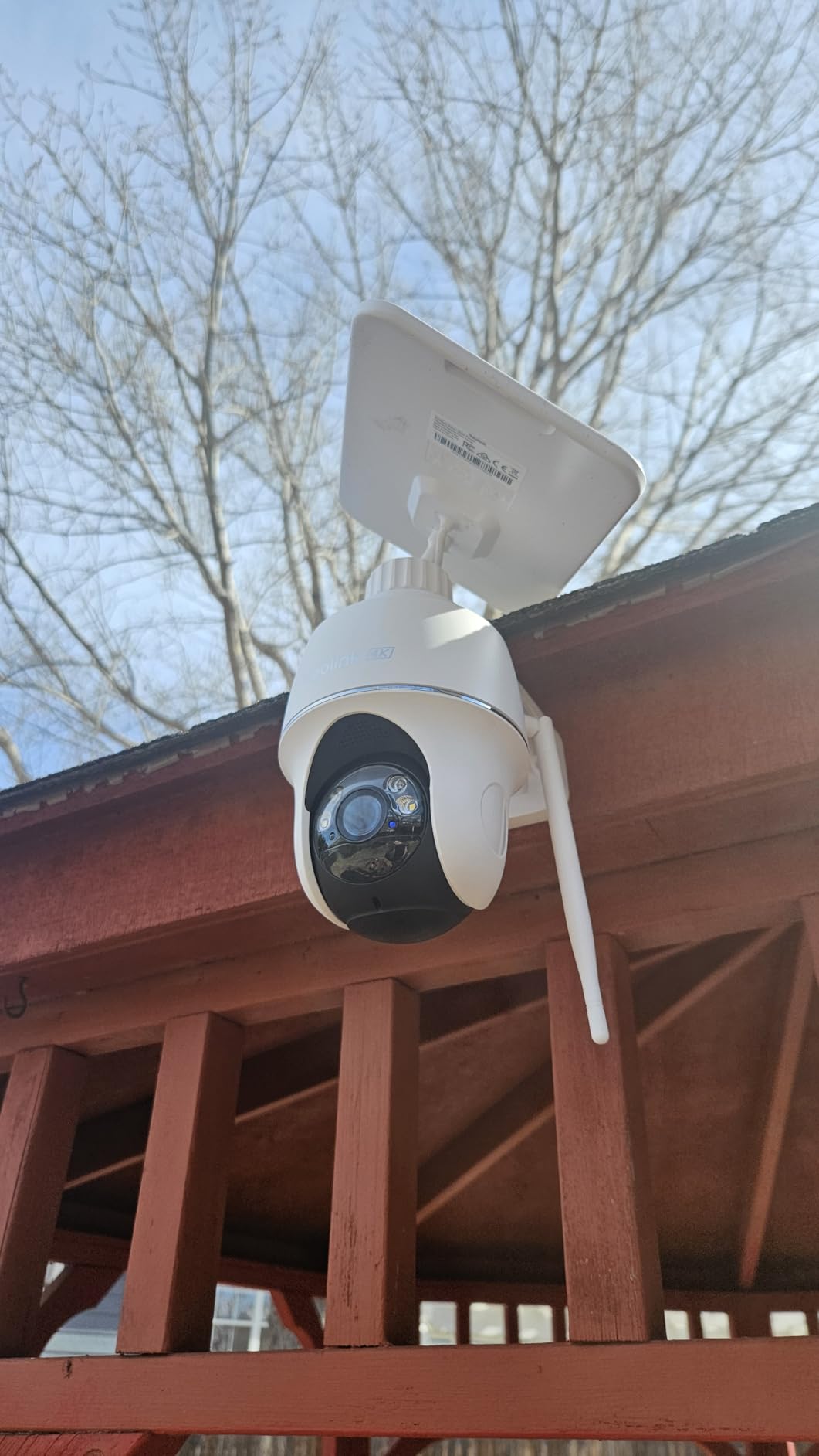 Argus PT Ultra First 4K Solar Security Cameras Wireless Outdoor | 360 Pan Tilt Auto-Tracking, 8MP Color Night Vision, 2.4/5 GHz Wi-Fi 6, No Subscriptions, Home Hub Compatible customer photo 2