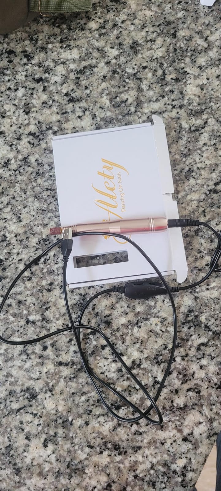 Alety Electric Nail Drill Kit, Electric Nail File for Acrylic Gel Nails customer photo 2