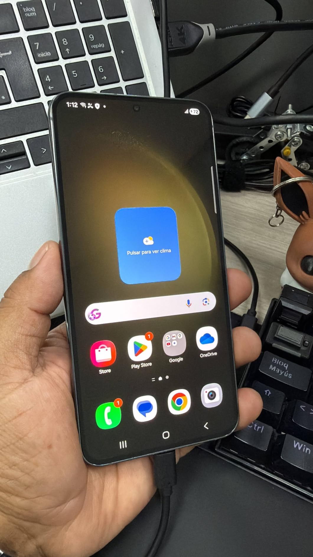 Samsung Galaxy S23+ Plus 5G, US Version, 256GB, Phantom Black - Unlocked (Renewed) customer photo 2