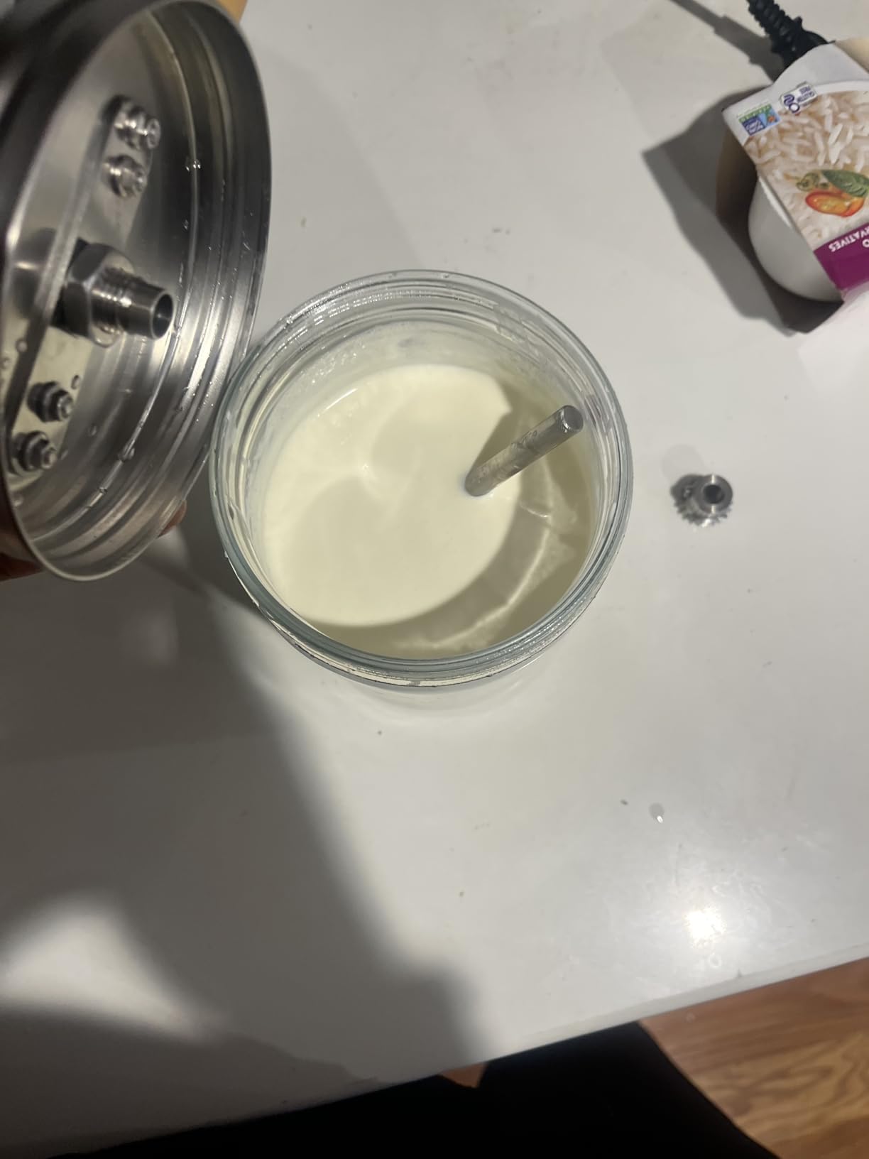 Butter Churner Hand Crank Mason Jar Homemade Butter Churn Kit Machine customer photo 1