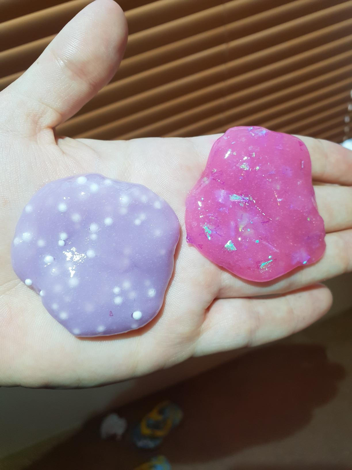 Original Stationery Unicorn Slime Kit for Girls Ages 7–12, DIY Shimmer Slime Set with Glow-in-The-Dark, Pearlescent, Holographic & Glitter Slimes, Creative Craft, Birthday Gift for Kids customer photo 2