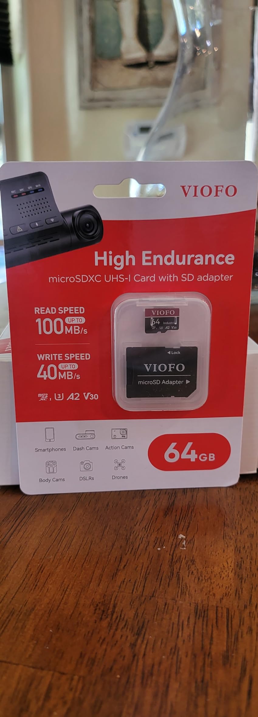 256GB Industrial Grade High Endurance microSDXC Card for Dash Cam | U3 A2 V30, up to 100MB/s, Support 4K UHD & Continuous Loop Recording, High Temperature Resistant, Adapter Included customer photo 2