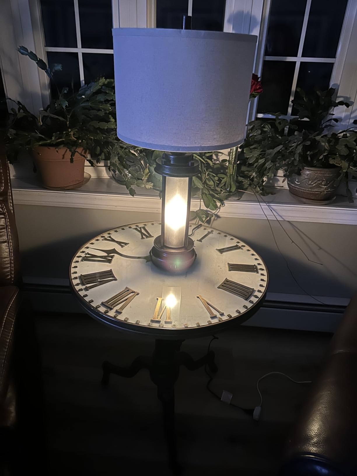 AIEAMPDO 25'' Set of 2 Farmhouse Table Lamps for Living Room with USB C+A customer photo 1
