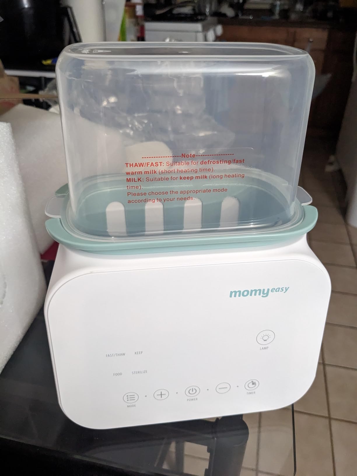MOMYEASY Fast 2-Minute Baby Bottle Warmer for Breastmilk & Formula customer photo 1