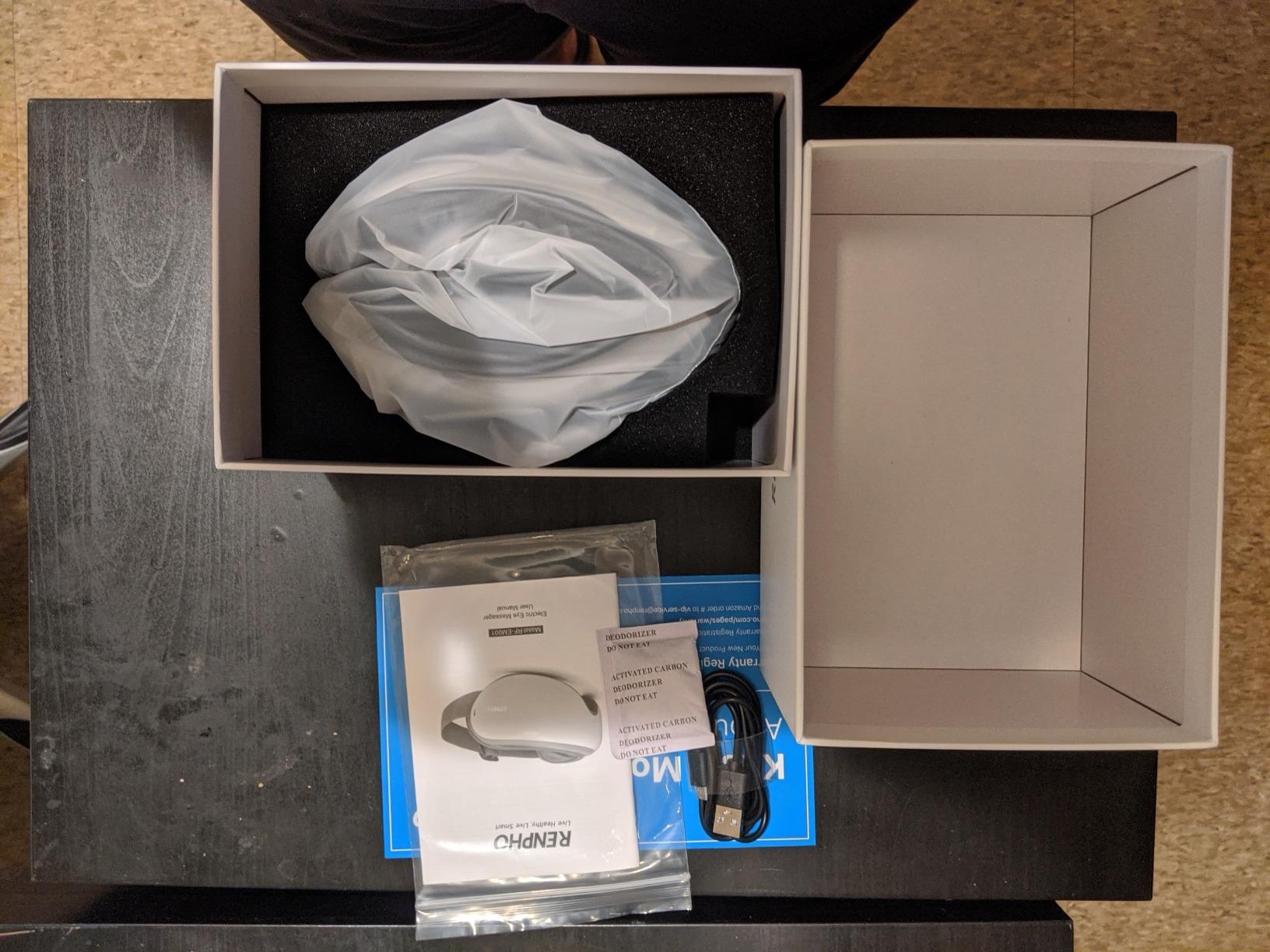 RENPHO Eyeris 3 Eye Massager with Heat and Cooling, Massaging Eye Mask customer photo 1