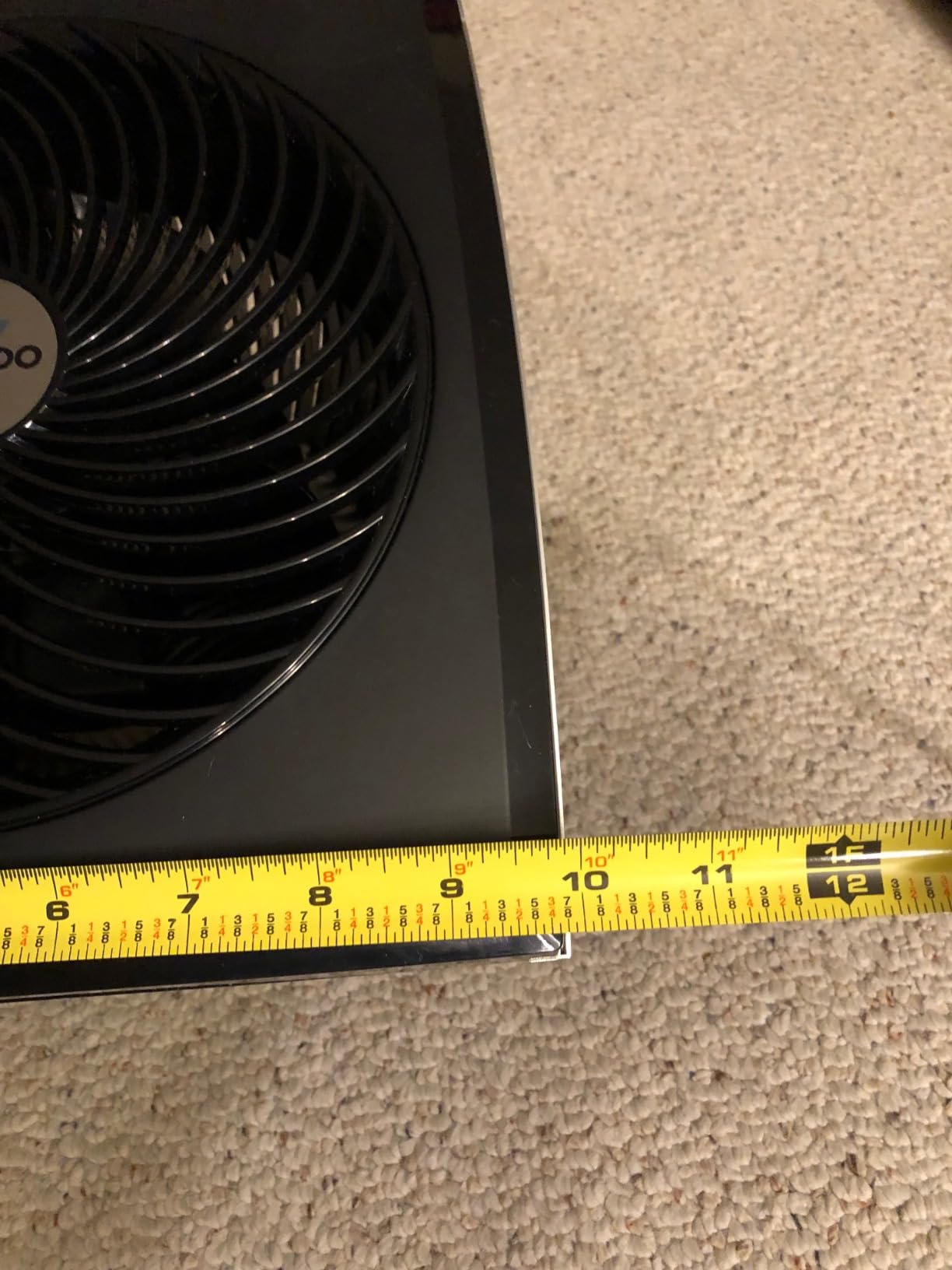 Vornado 573T Small Room Air Circulator Fan with Pivoting Head, Easy Clean Removable Grille, 3 Speed Settings, Black customer photo 1