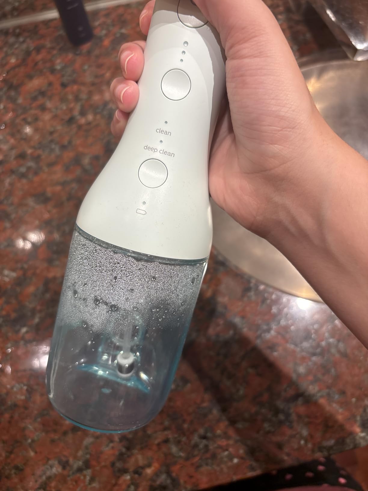 Philips Sonicare Cordless Power Flosser 3000, Water Flosser, 2 Nozzles customer photo 1