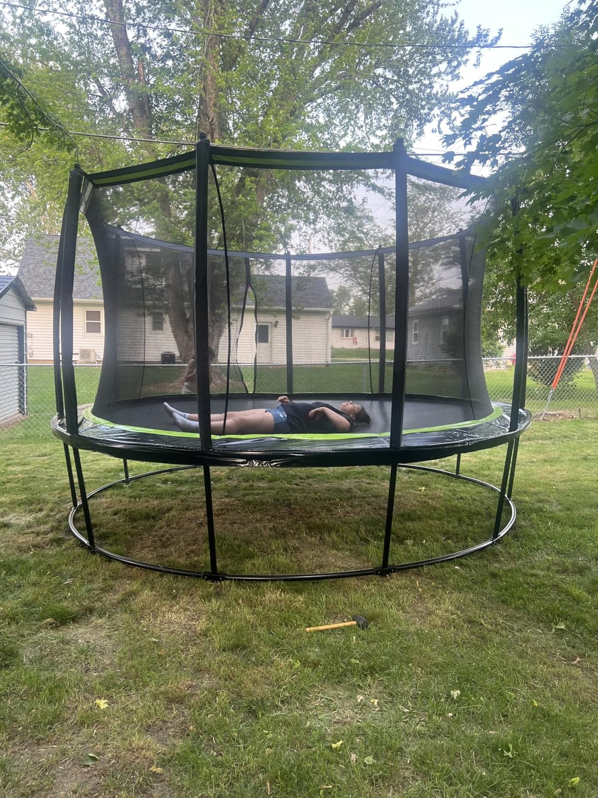 Jumpflex Hero Trampoline, Outdoor 10 FT, 12 FT, 14 FT, 15 FT Round Bouncer with Safety Net, Optional Accessories, Ladder customer photo 1