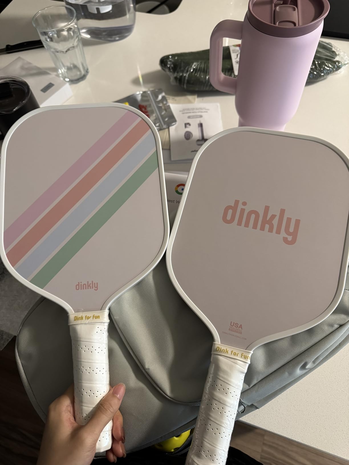 Pickleball Paddles Set of 2/4, USAPA Approved Pickleball Rackets customer photo 2
