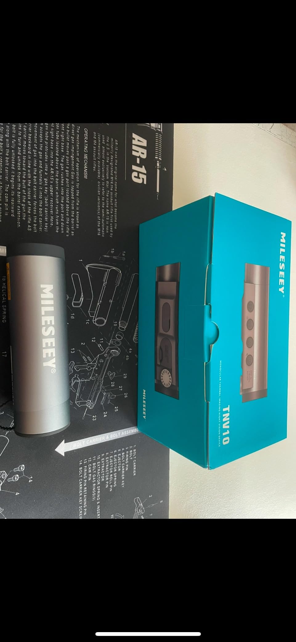 MiLESEEY Thermal Monocular T-Recon Scout, TNV10 Aircraft Mg-Al Alloy Thermal Monocular, Handheld Thermal Imaging, Night Vision Imager customer photo 2