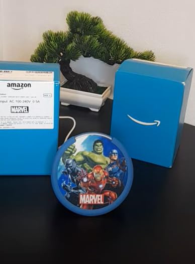 Amazon Echo Pop Kids (newest model), Enjoy age-appropriate audiobooks, sleep routines and Alexa+ experiences to create and learn, Disney Princess design customer photo 1