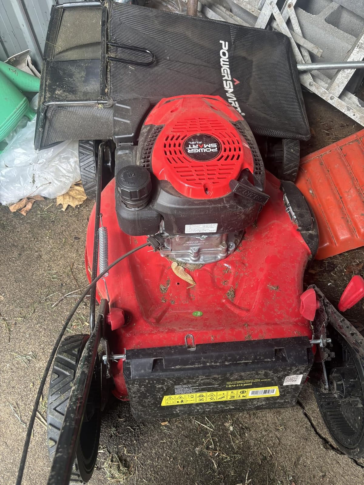PowerSmart EasyGlide 21-Inch 3-in-1 Push Gas Lawn Mower customer photo 1