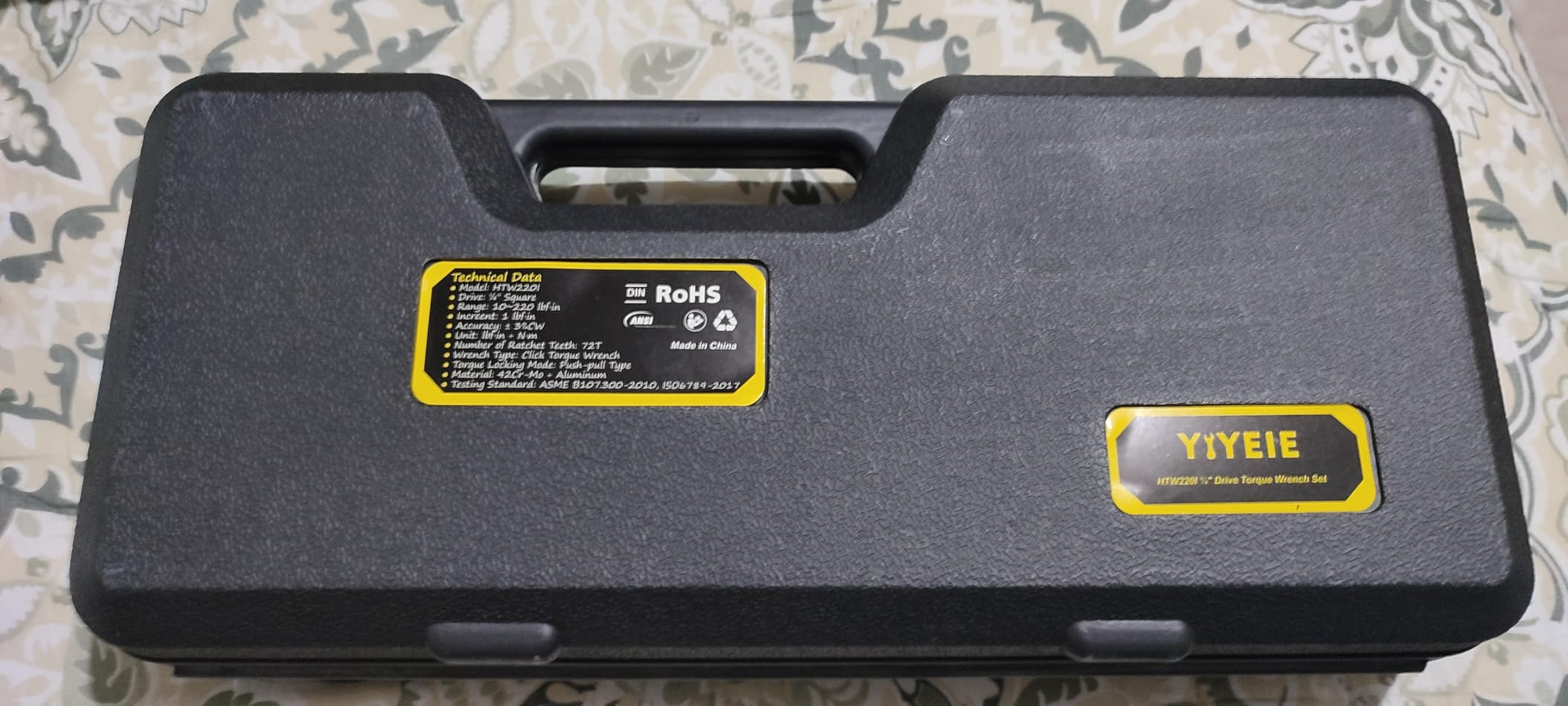 YIYEIE 22PCS Torque Wrench Set 1/2