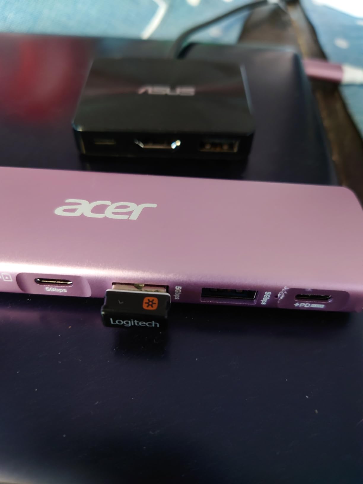 Acer USB C Hub, 7 in 1 Multi-Port Adapter for Laptop/Mac Type C Devices | 4K USB C to HDMI Splitter Hub, 100W Max PD Port, 2 USB 3.0 & 1 USB C Data Ports 5Gbps, SD/TF Card Reader customer photo 1