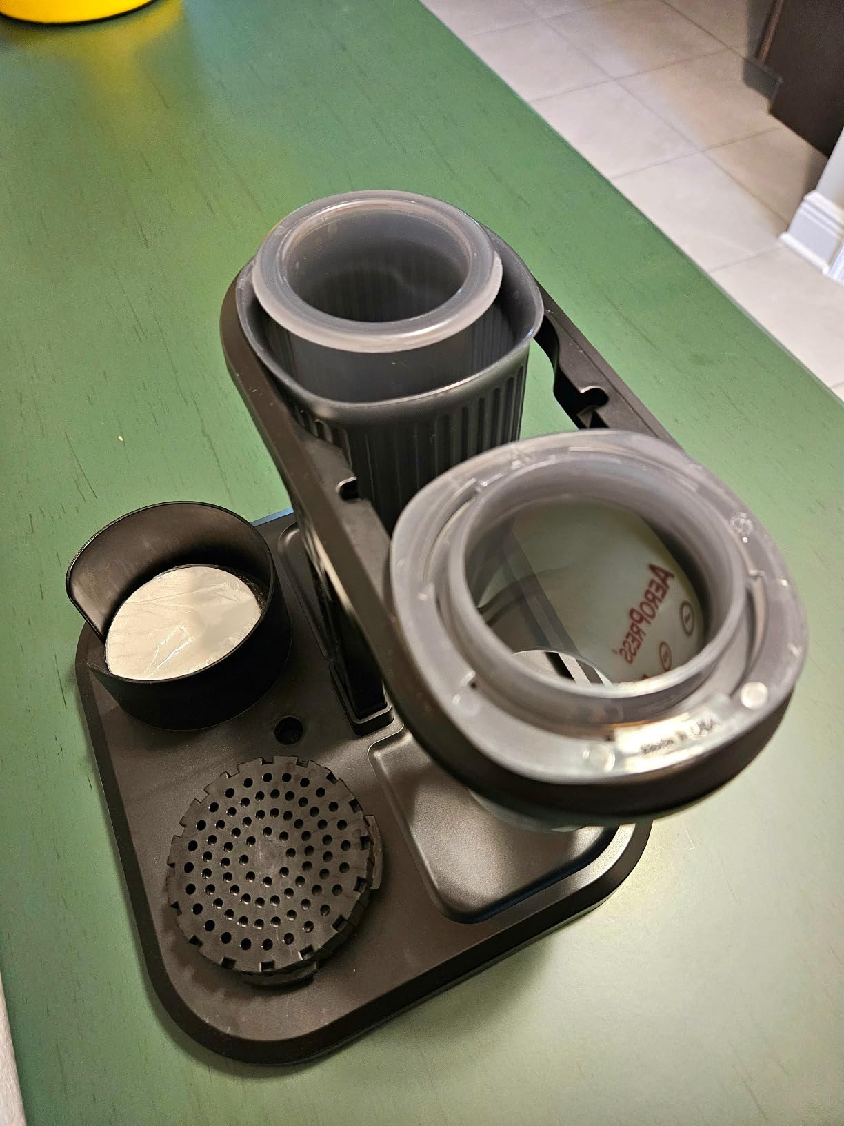 AeroPress Organizer Stand - Durable Coffee Bar Station, Compact Storage Solution customer photo 1