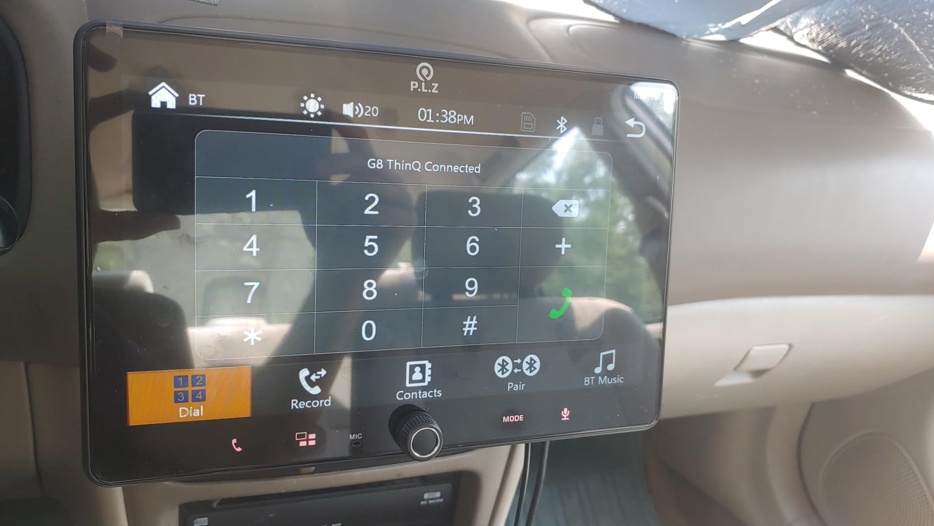 PLZ Single Din Car Stereo Wireless Apple Carplay Android Auto Radio, 10.1
