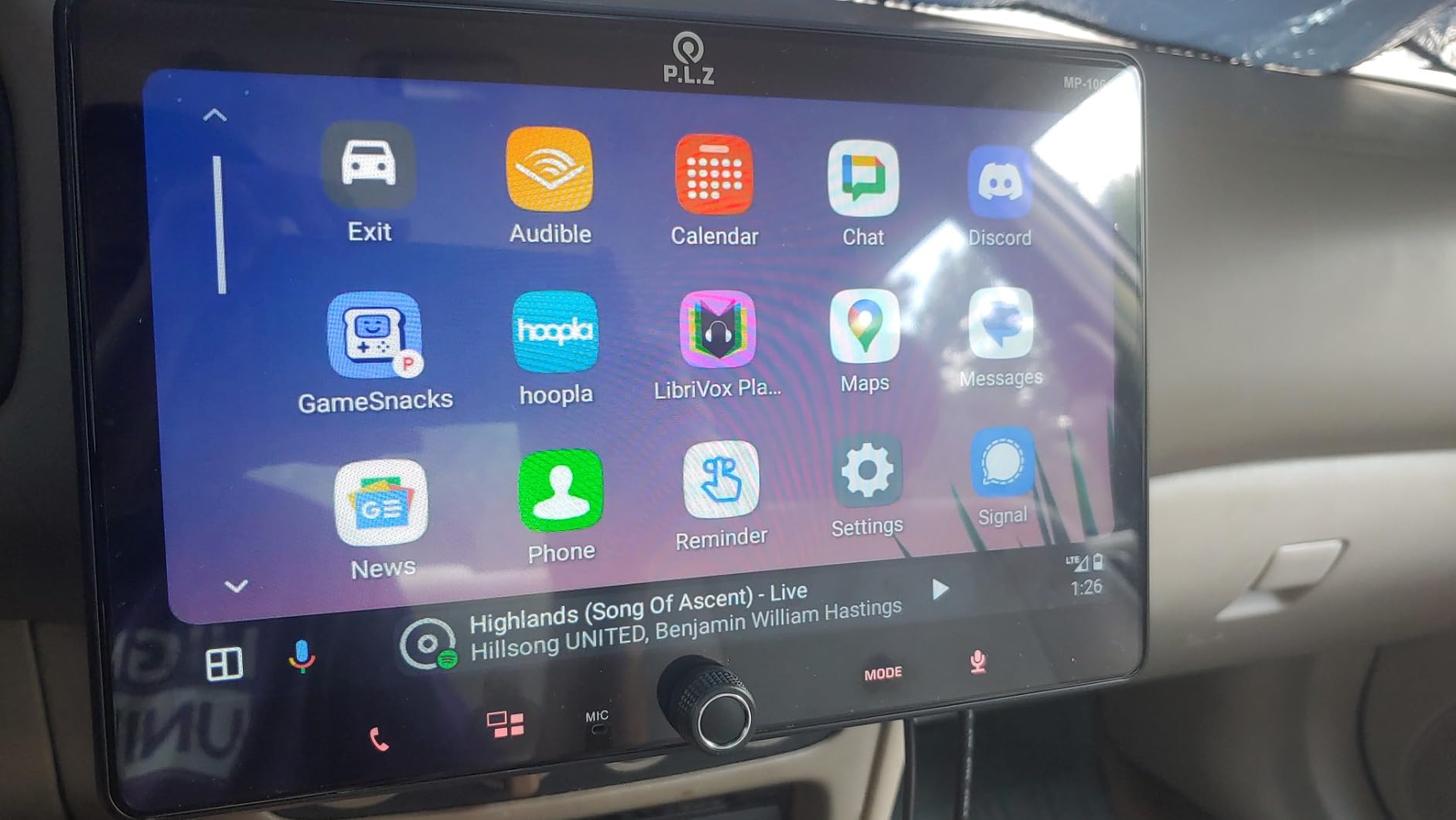 PLZ Single Din Car Stereo Wireless Apple Carplay Android Auto Radio, 10.1