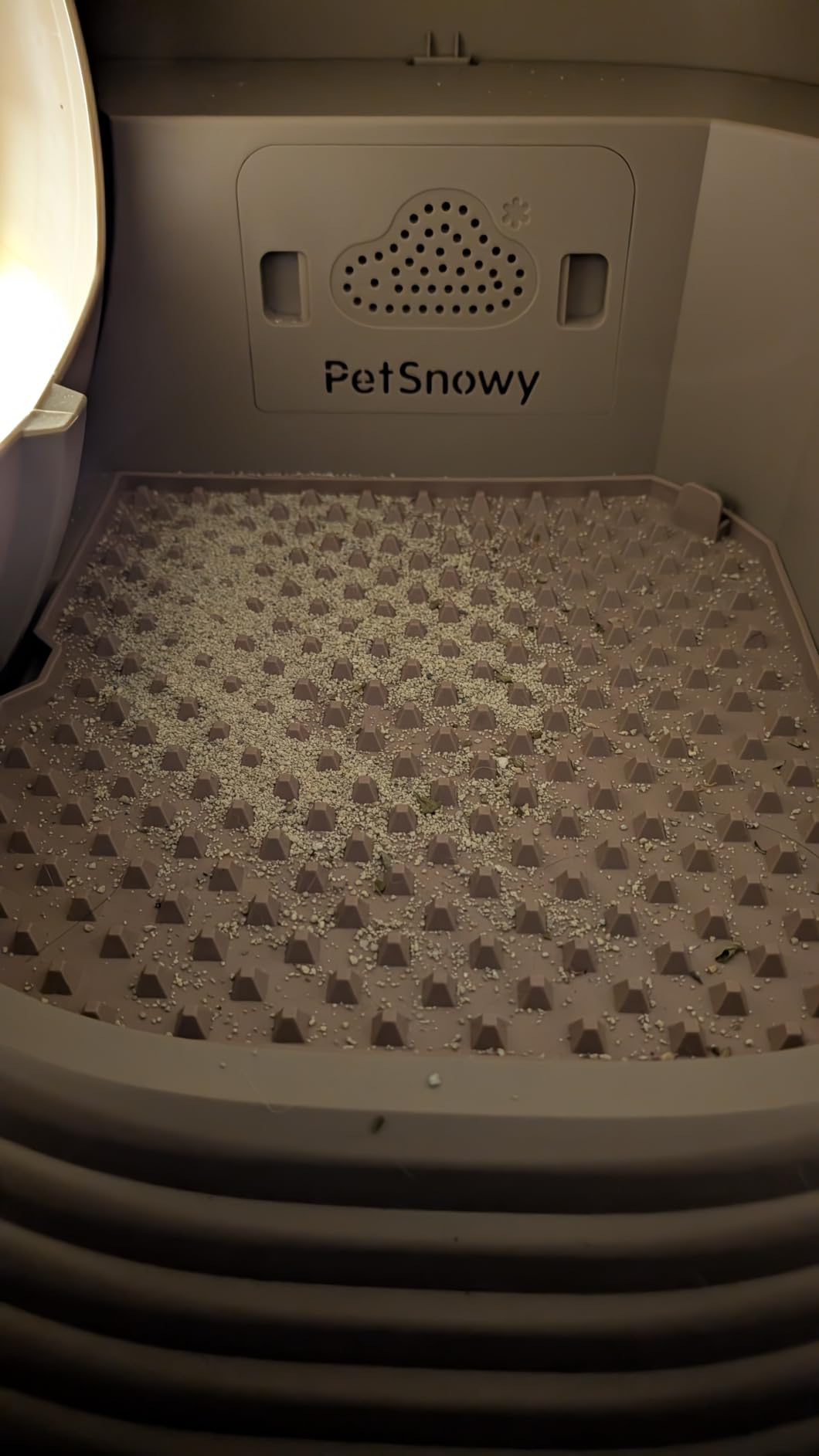 PetSnowy Self-Cleaning Automatic Cat Litter Box with Odor Control TiO2 System, Robot Litter Box with Auto-Packing, App Control, Large Cats & Multiple Cats (2026 Premium Version) customer photo 2