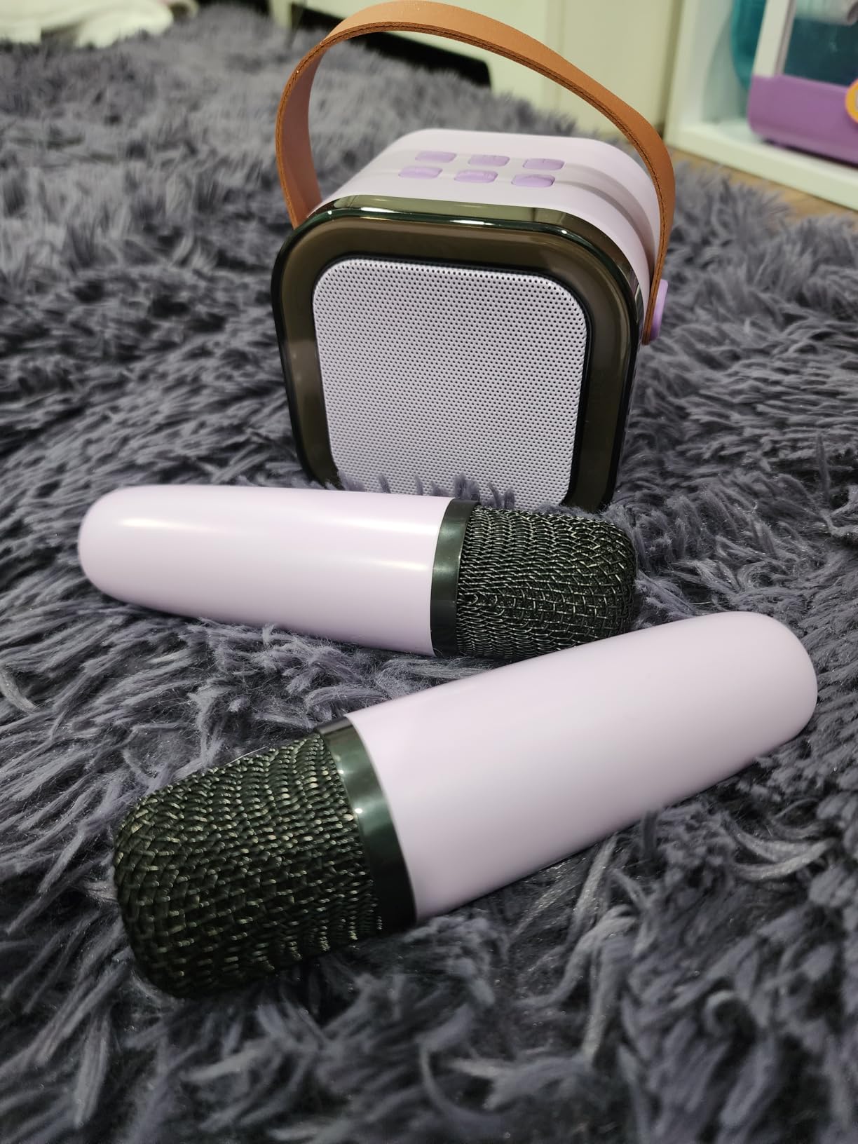 IROO Mini Karaoke Machine for Kids, Birthday Gifts Toys for Girls Ages 3-12 customer photo 2