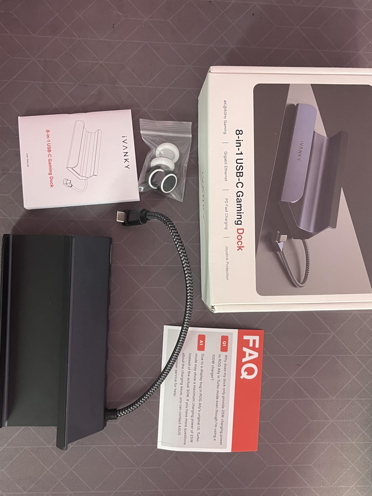 iVANKY 8-in-1 Steam Deck Dock for ASUS ROG Ally X/Legion Go/MSI Claw customer photo 1