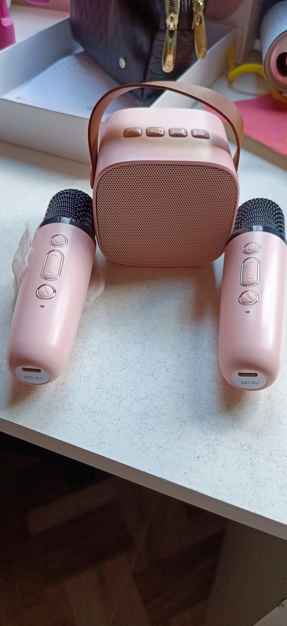 YLL Karaoke Machine for Kids,Birthday Gifts for Girls 3 4 5 6 7 8+Years Old customer photo 2
