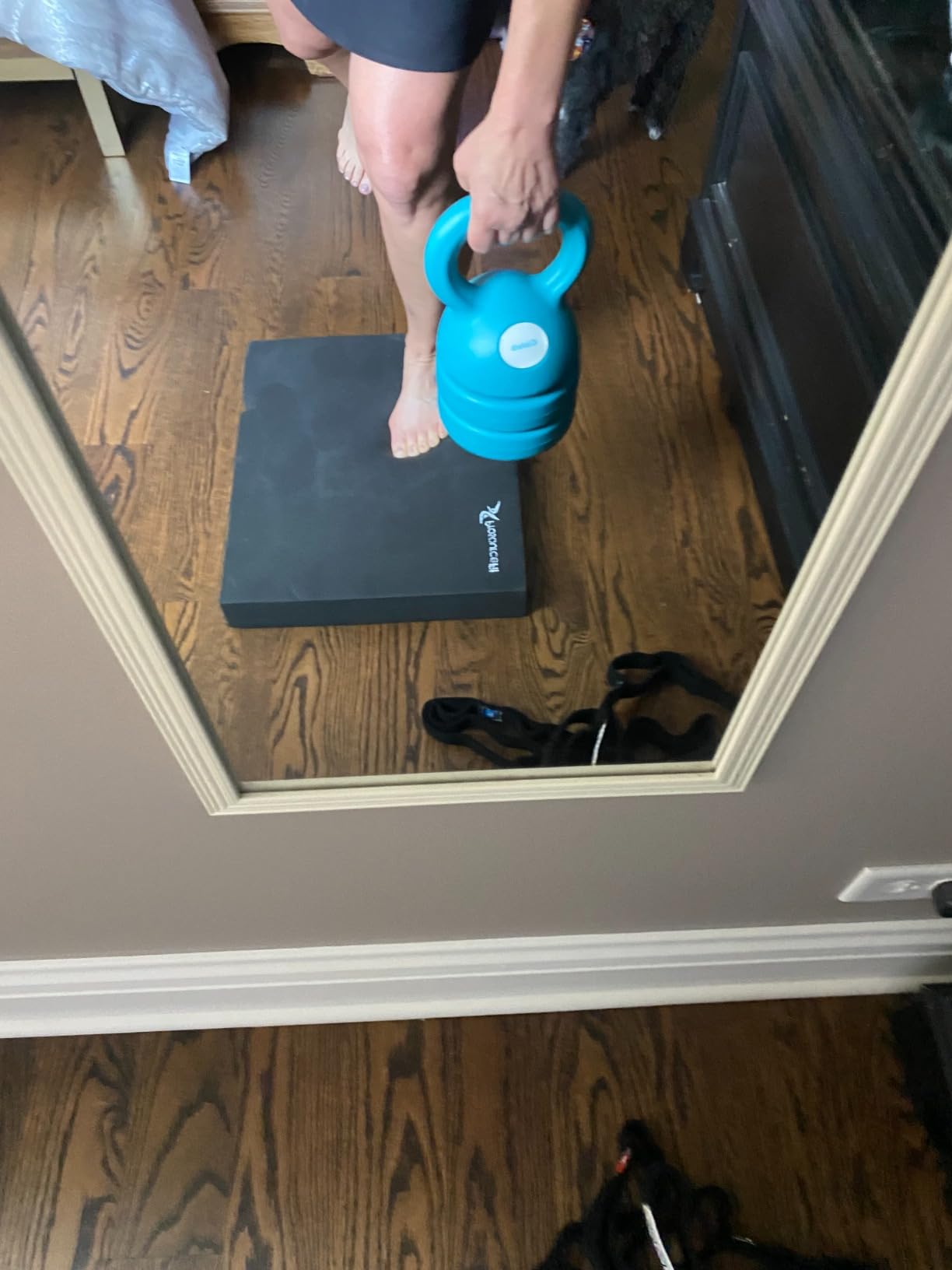 Adjustable Kettlebell, 5lb 8lb 12lb Kettlebell Weight Set customer photo 2