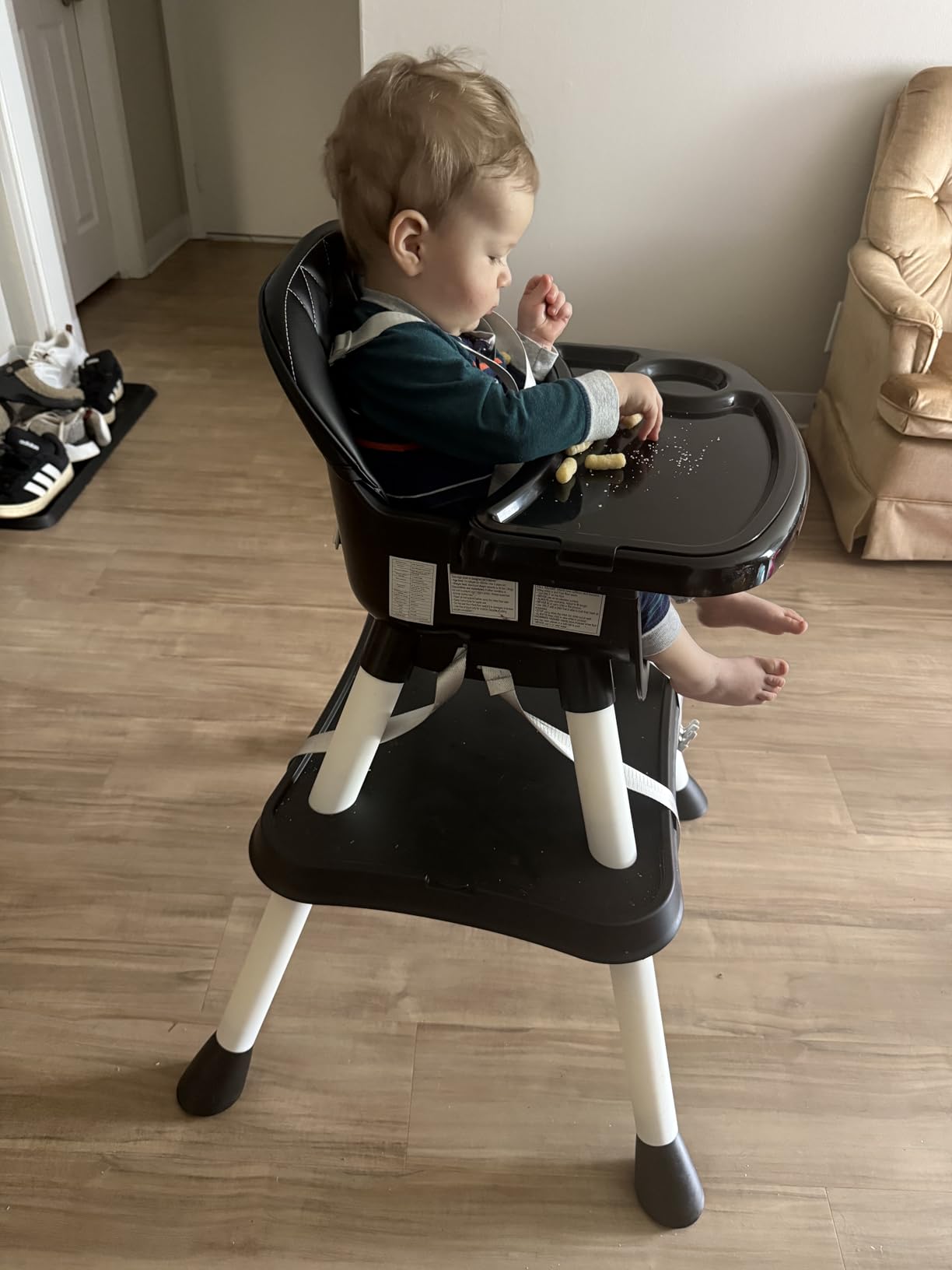 UNISWAN 6 in 1 Baby High Chair, Highchair for Babies and Toddlers customer photo 1