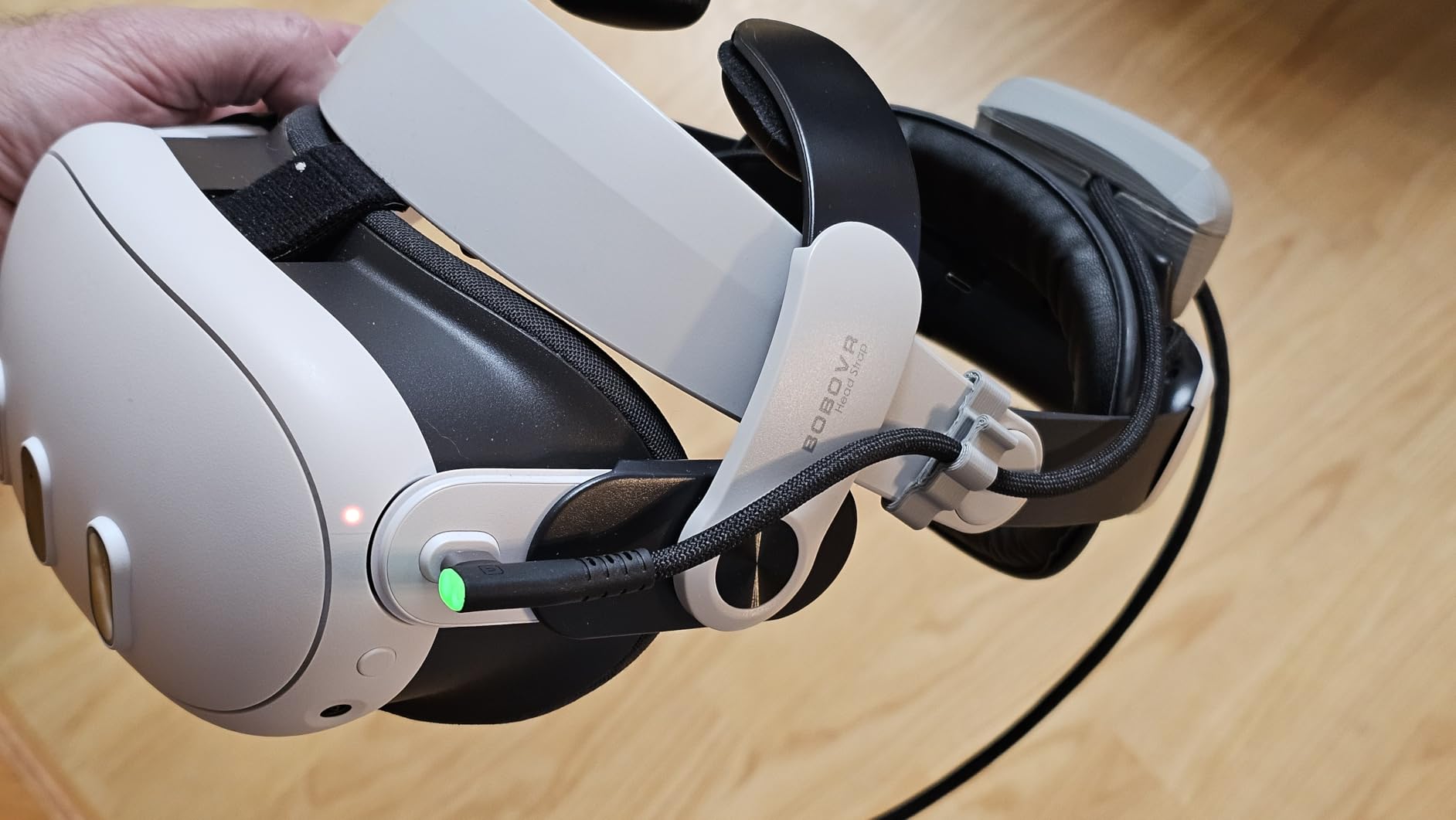 BOBOVR M3 Pro Battery Pack Head Strap Accessories, Compatible with Meta Quest 3/Quest 3S,Reduce Facial Stress,Magnetic Battery Swap Design customer photo 1